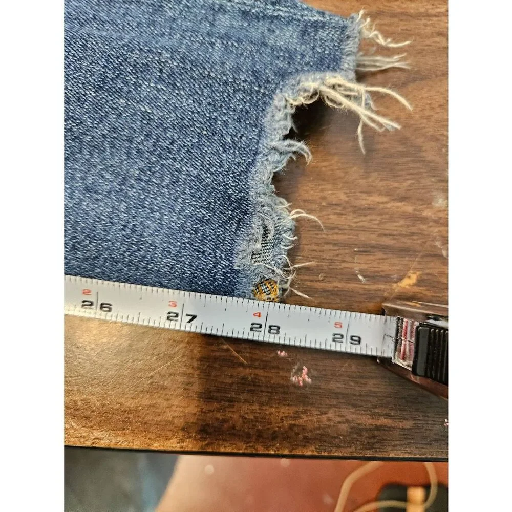 AG Adriano Goldschmied Straight Raw Hem Ankle Jeans size 28 - Picture 9 of 10